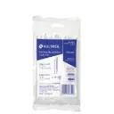 Bolsa cinchos plásticos 200×3.5 mm 40 lb naturales con 50 pzas | Volteck