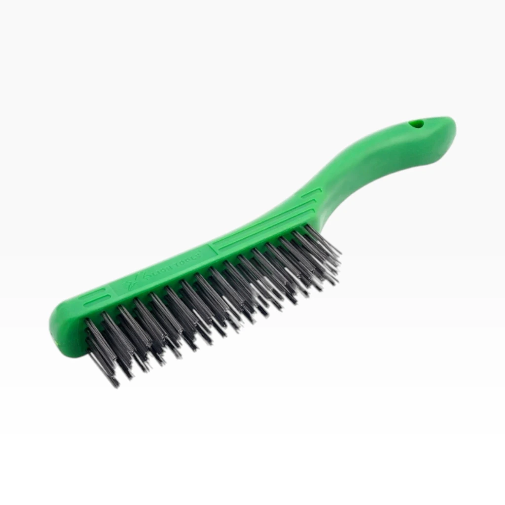 [1875] Cepillo de alambre 4×16 mango plástico | Lion Tools