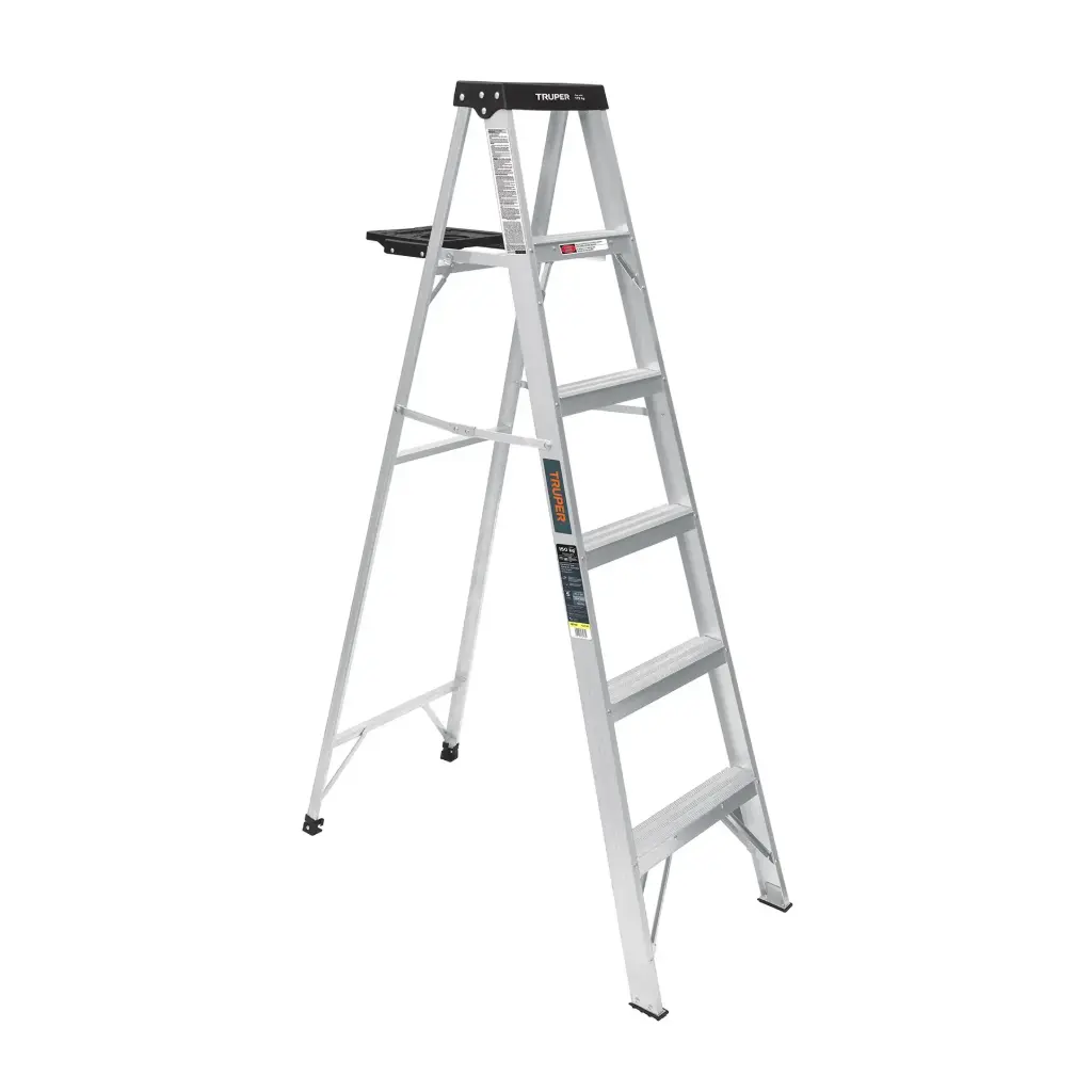 [16743] Escalera de tijera tipo III 5 escalones y bandeja | Truper