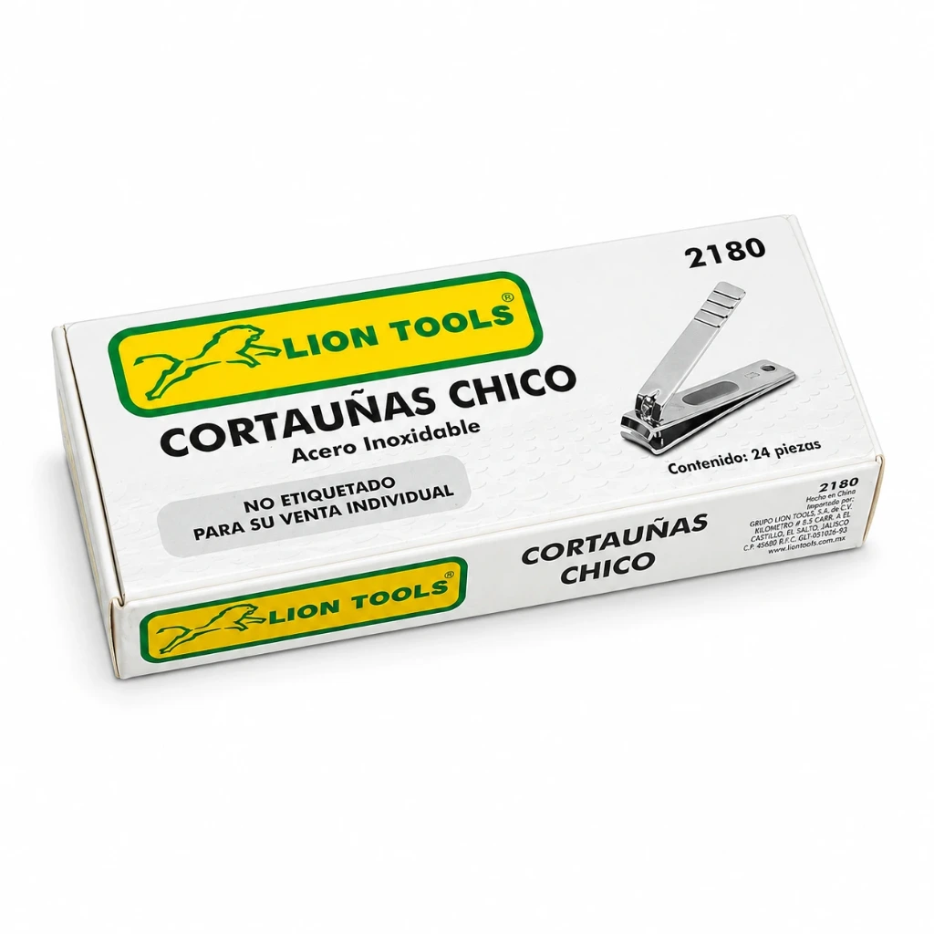 Caja de cortauñas chico con 24pz | Lion tools