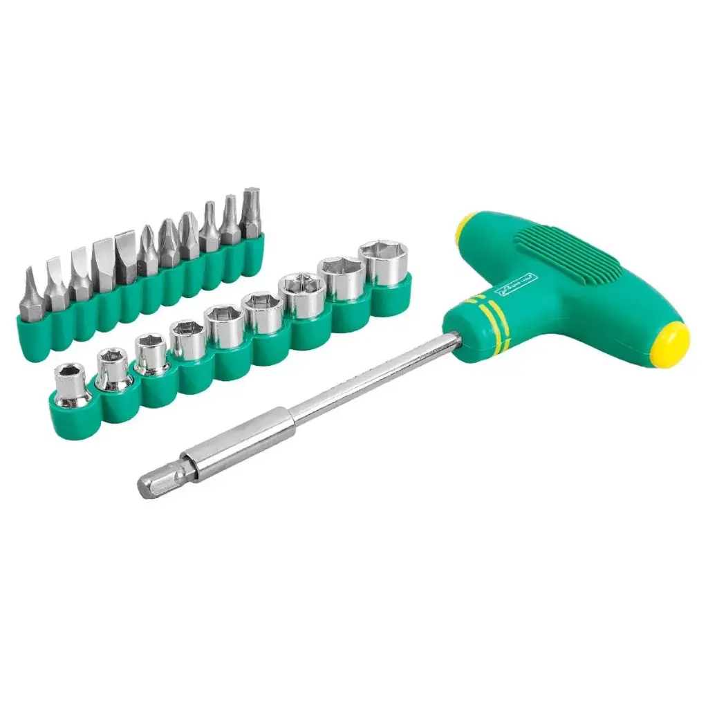 Desarmador tipo "T" con puntas y dados intercambiables | Lion Tools