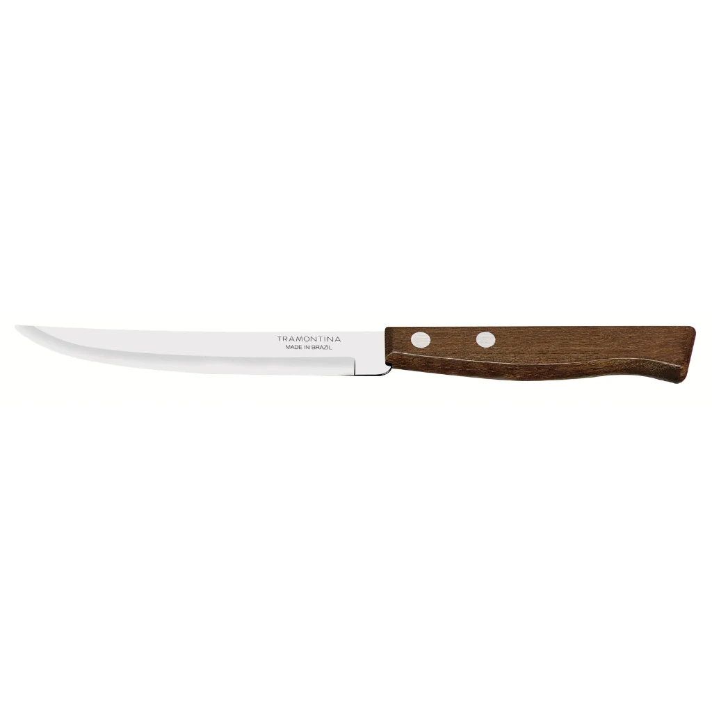 [4442] Cuchillo 4.5" filo  mango de madera | Tramontina