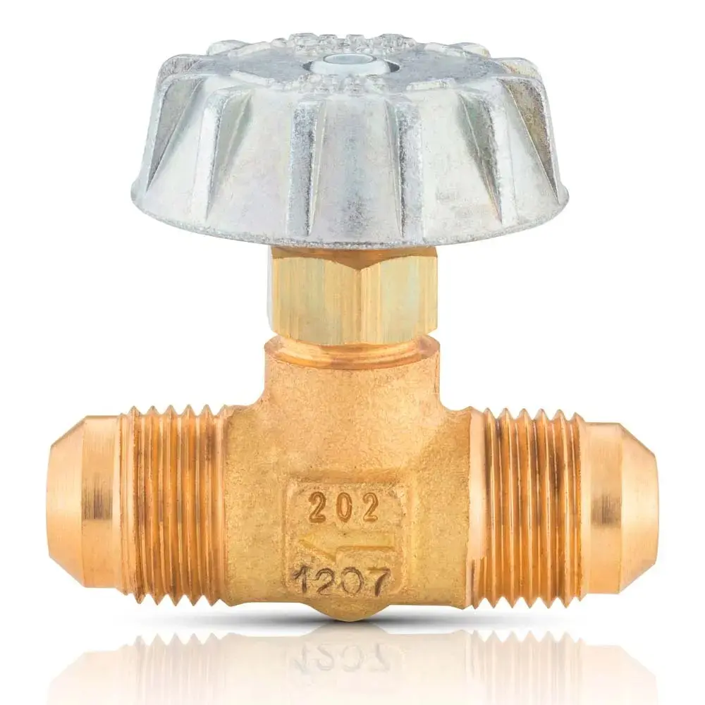 Válvula aguja tipo flare 3/8”