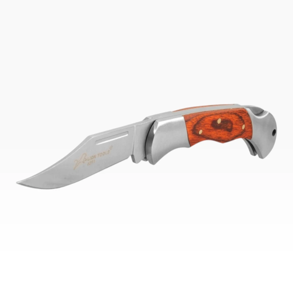 Navaja 3" mango de madera | Lion Tools