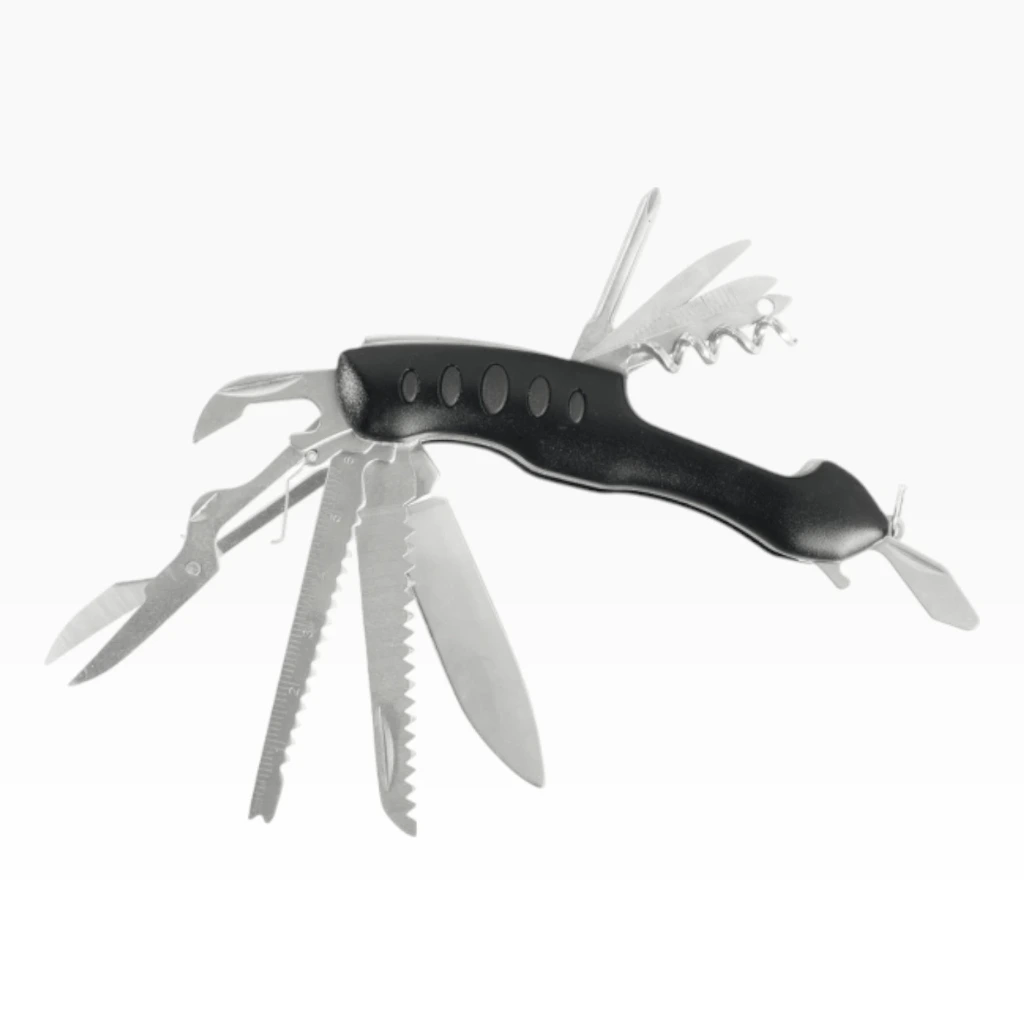 Navaja 11 usos cacha de plástico negra | Lion Tools