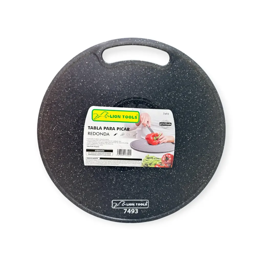 [7493] Tabla para picar Redonda 35cm Cocina | Lion Tools