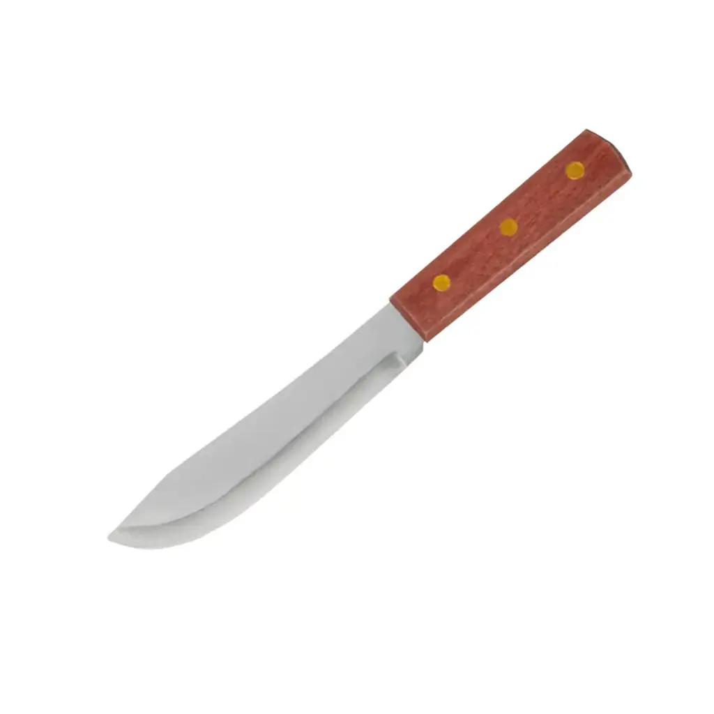 Cuchillo de cocina 7" mango madera