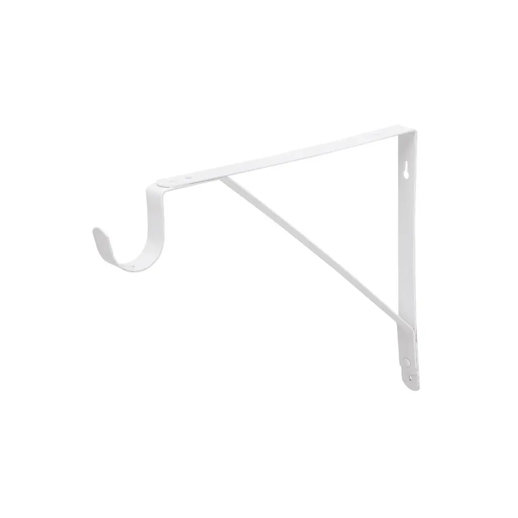Ménsula reforzada blanca 11 x 12" con gancho | Fiero