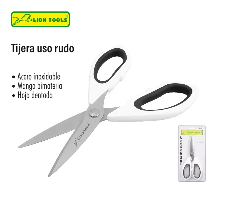[8802] Tijera uso rudo 9" Acero inoxidable 8802 |Lion Tools