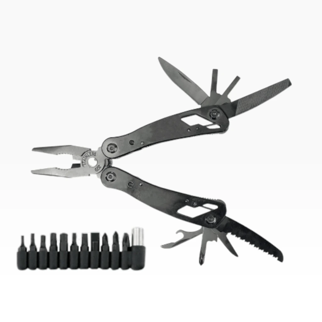 [9309] Navaja multiherramienta negra con funda | Lion Tools