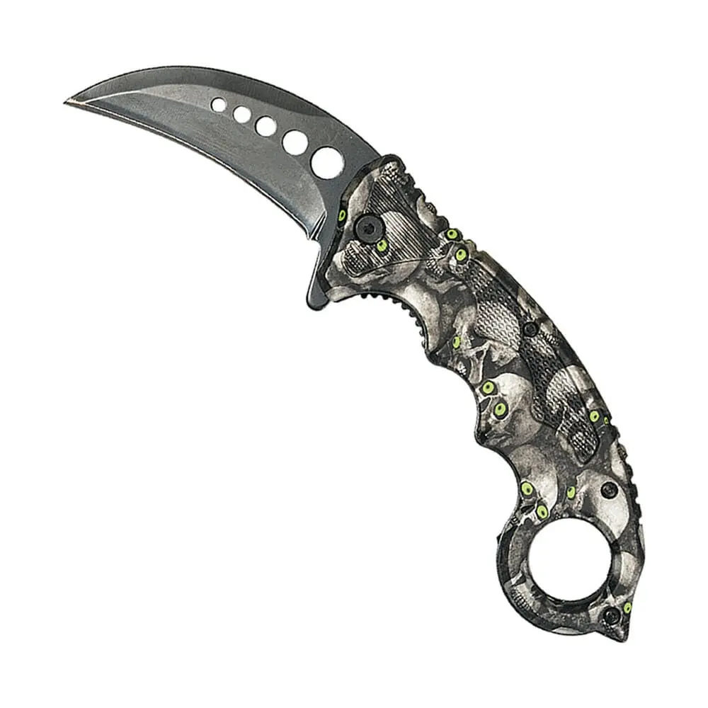 Navaja 3 1/2" monte mango calaveras | Lion Tools