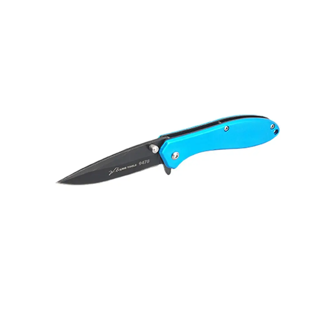 Navaja monte 3" pavonada mango azul | Lion Tools