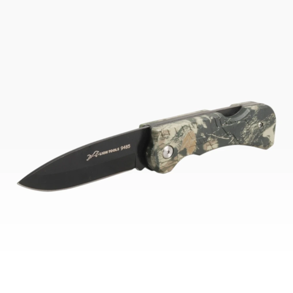 Navaja 3 1/2" pavonada mango camuflaje | Lion Tools