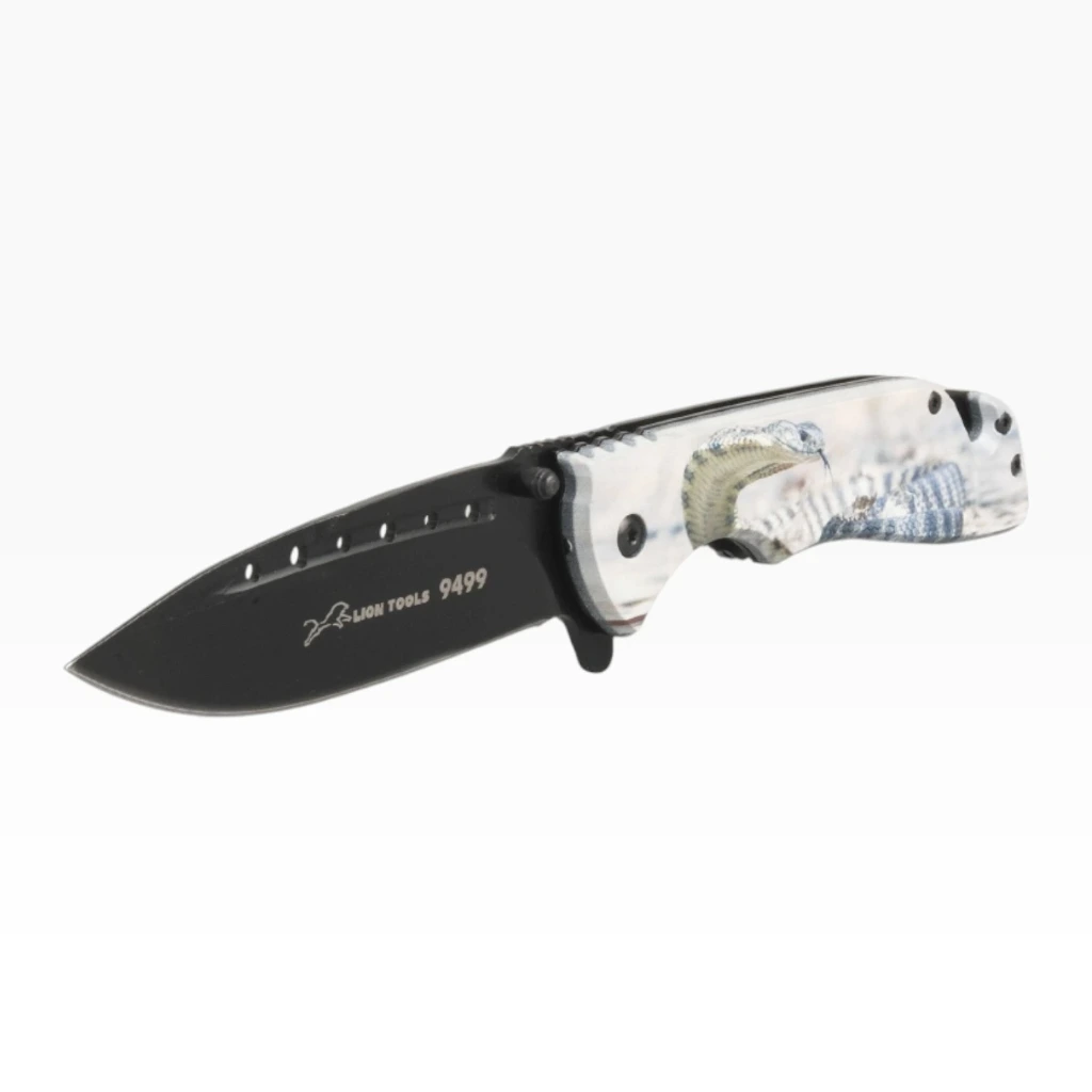 Navaja 4" mango víbora con clip | Lion Tools
