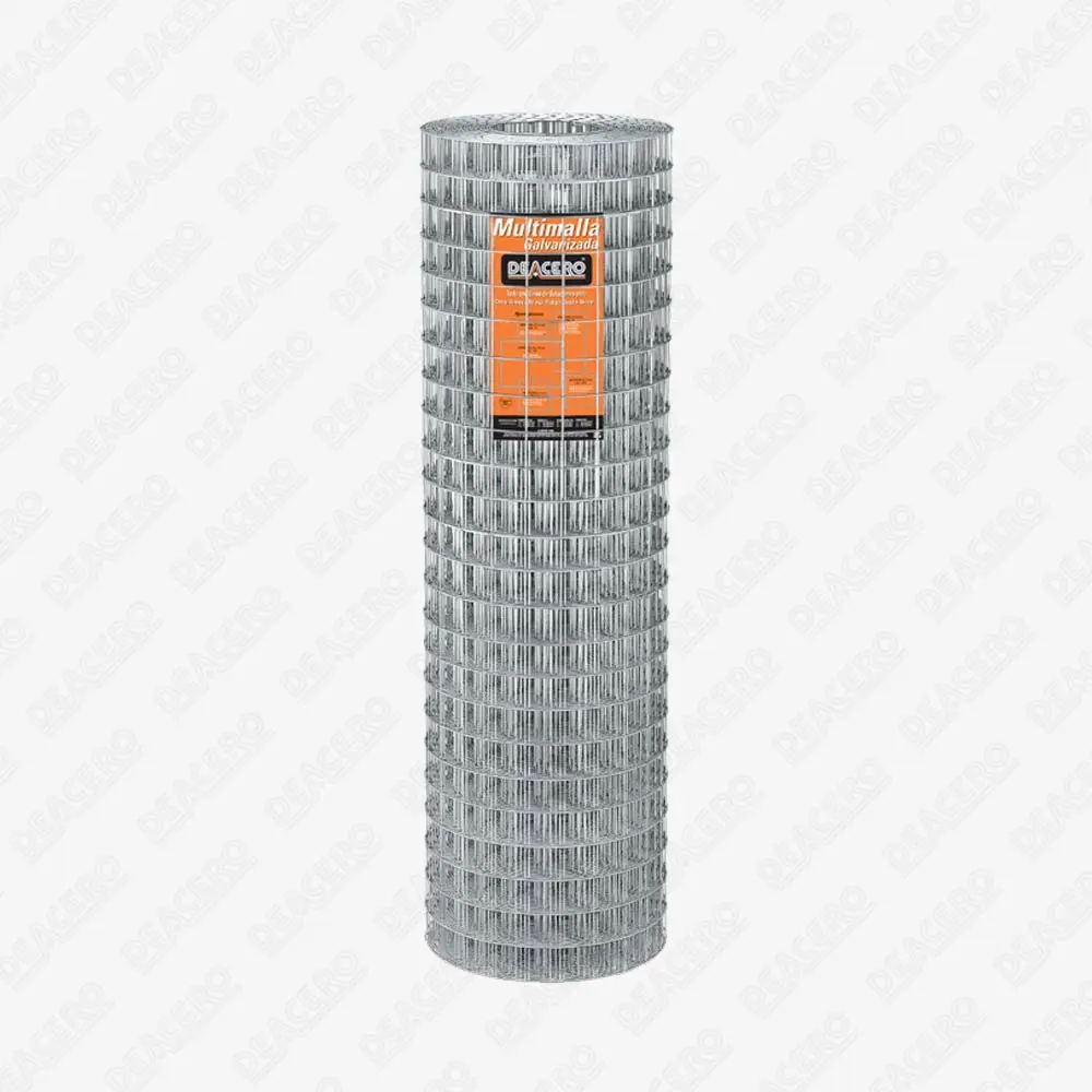 Rollo multimalla 1.22 m calibre 14 (5x5 cm) galvanizada con 20 metros | Ferretera