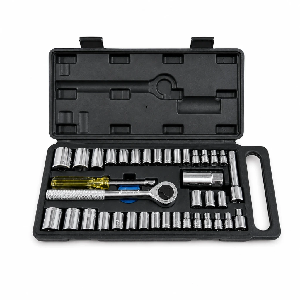 Juego de dados con matraca 40 pzas | Lion Tools