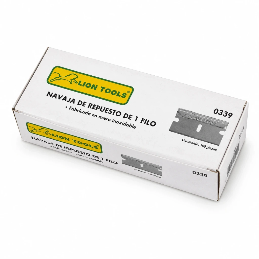 Caja de Navaja 1 Filo con 100 piezas