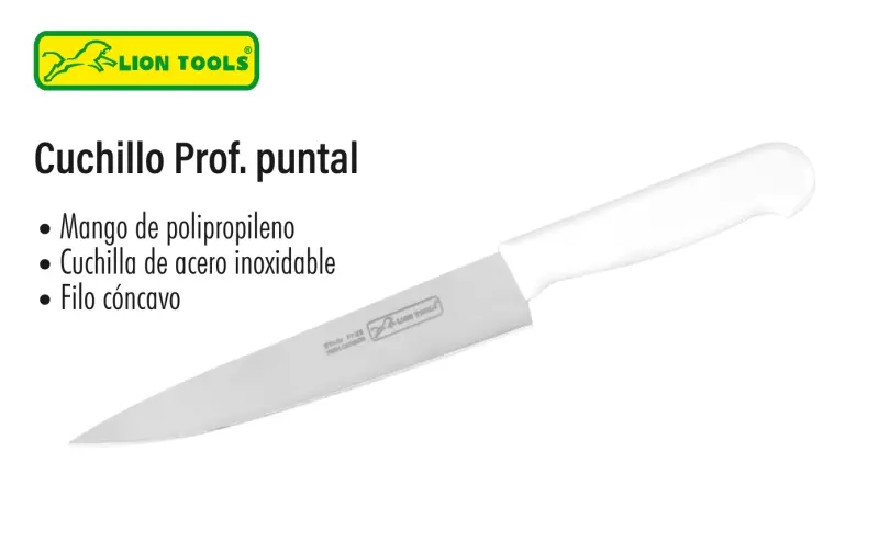 [0366] Cuchillo 6" profesional puntal | Lion Tools