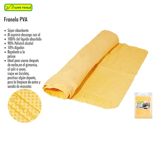 Franela de PVA 43X32cm | Lion tools
