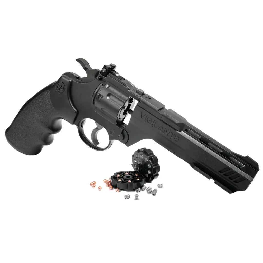 [0571] Pistola Revólver deportivo semi-automático Crosman Vigilante CCP8B2 calibre 4.5 mm