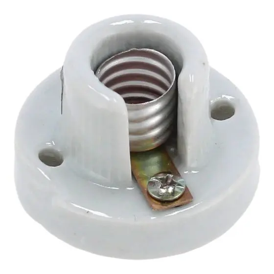Portalampara de porcelana socket muñon Lion tools
