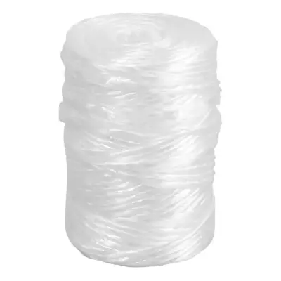 Rafia blanca 250g/125mtrs aprox calibre 2
