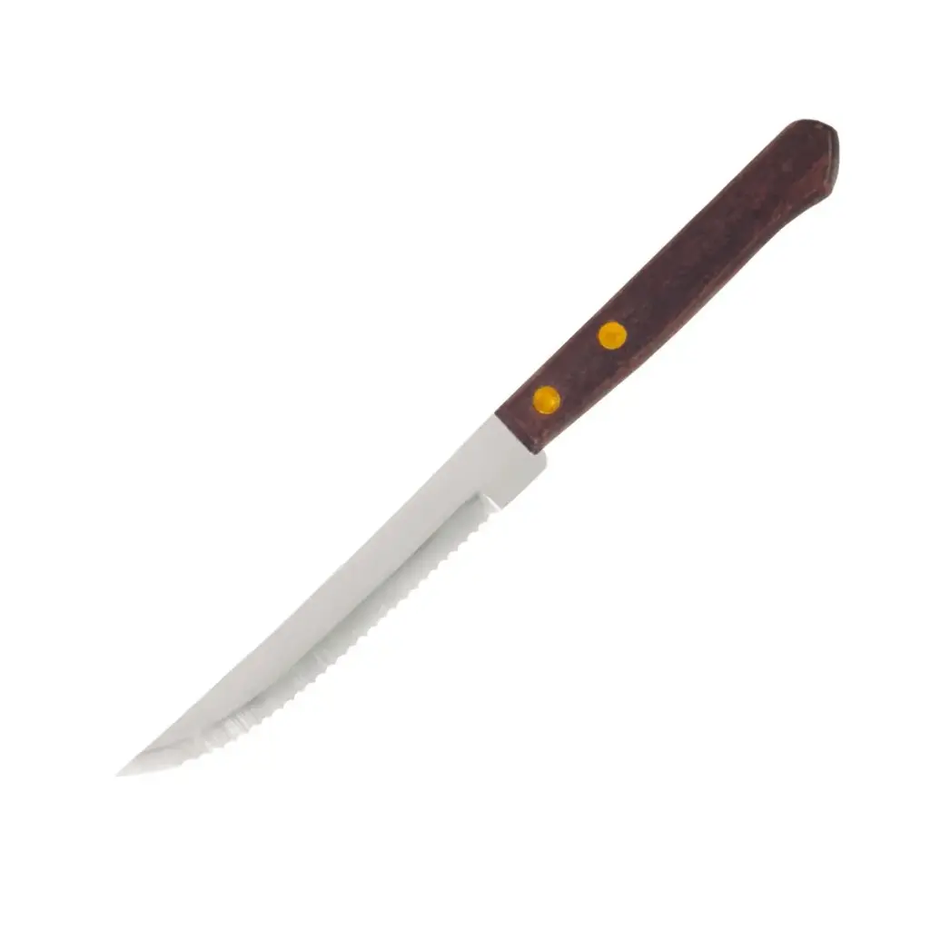 Cuchillo steak sierra con 1 pieza mango madera | Lion Tools