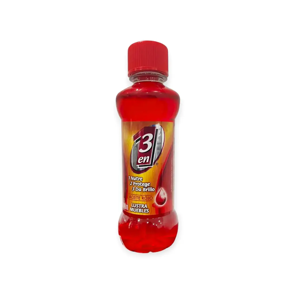 [RCO081] 3 En 1 Lustrador De Muebles Aceite Rojo 240ml