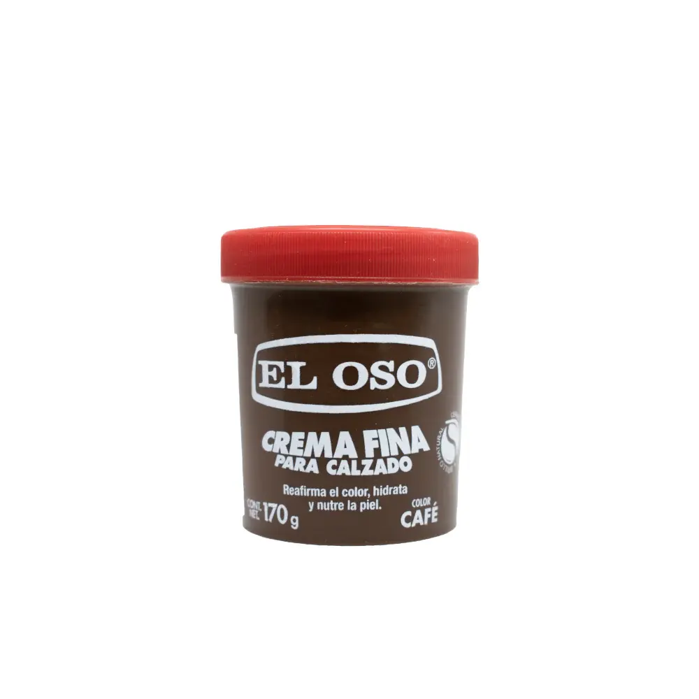 Crema café para zapatos 170 g | El Oso