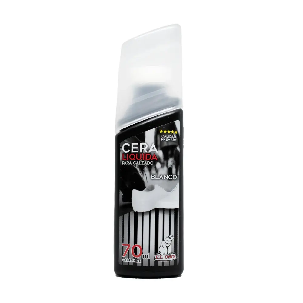 [8502(70ml) ó 8008T(60ml)] Cera líquida blanca para zapatos 60 ml | El Oso