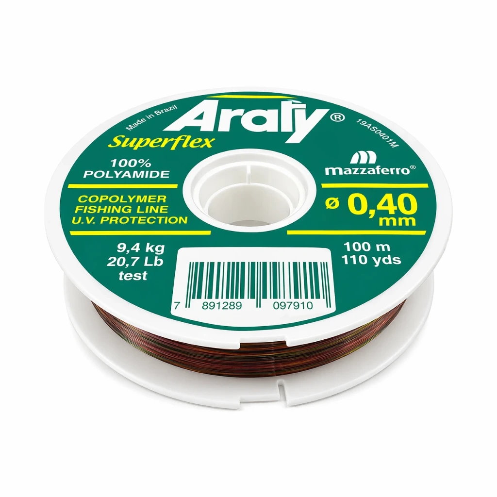 Hilo de pesca 0.40 mm Multicolor Pesca | Araty