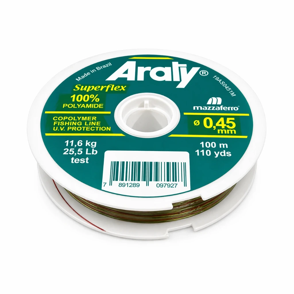 Hilo de pesca 0.45 mm Multicolor Pesca | Araty