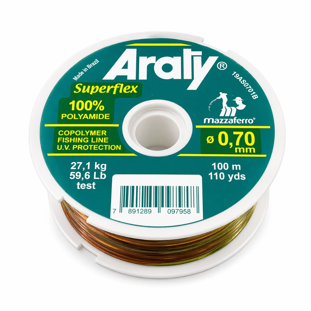 Hilo de pesca 0.70 mm Multicolor Pesca | Araty