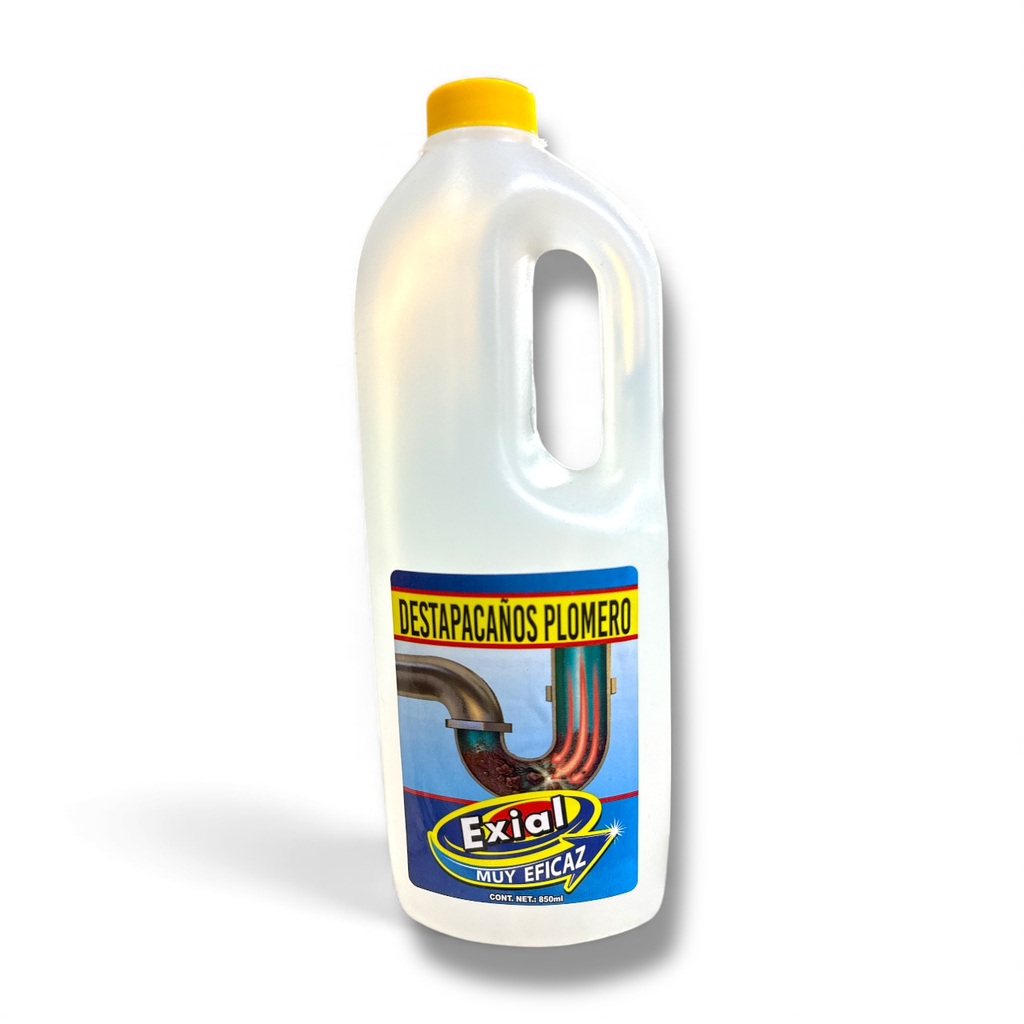 Destapacaño líquido plomero 850 ml | Exial