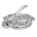 Prensa para tortillas 7.5" Redonda acero inox. Tortilladora | Estrella Roja