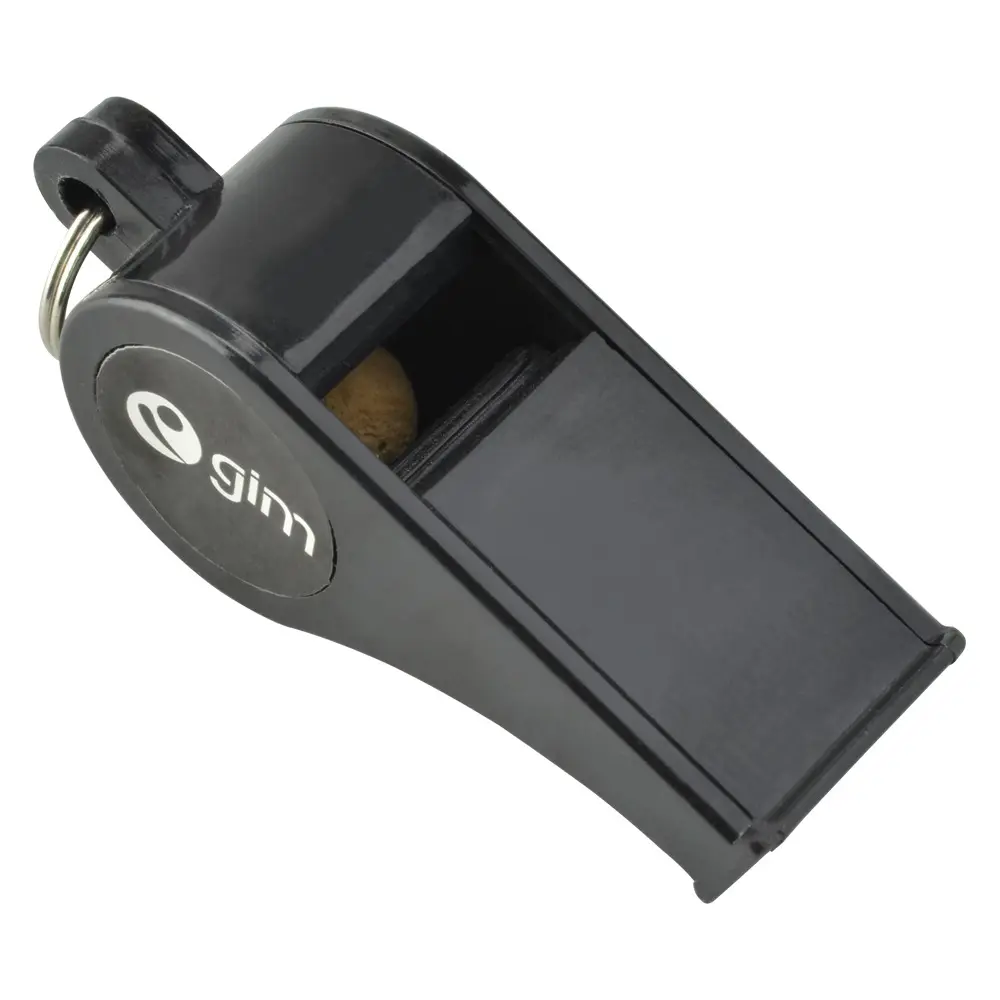 [15SILBAT054CH] Silbato de plástico negro 50mm | Gimbel