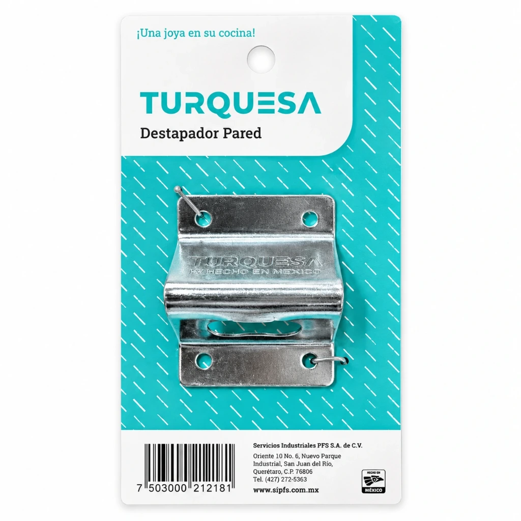 Destapador de pared | Turquesa