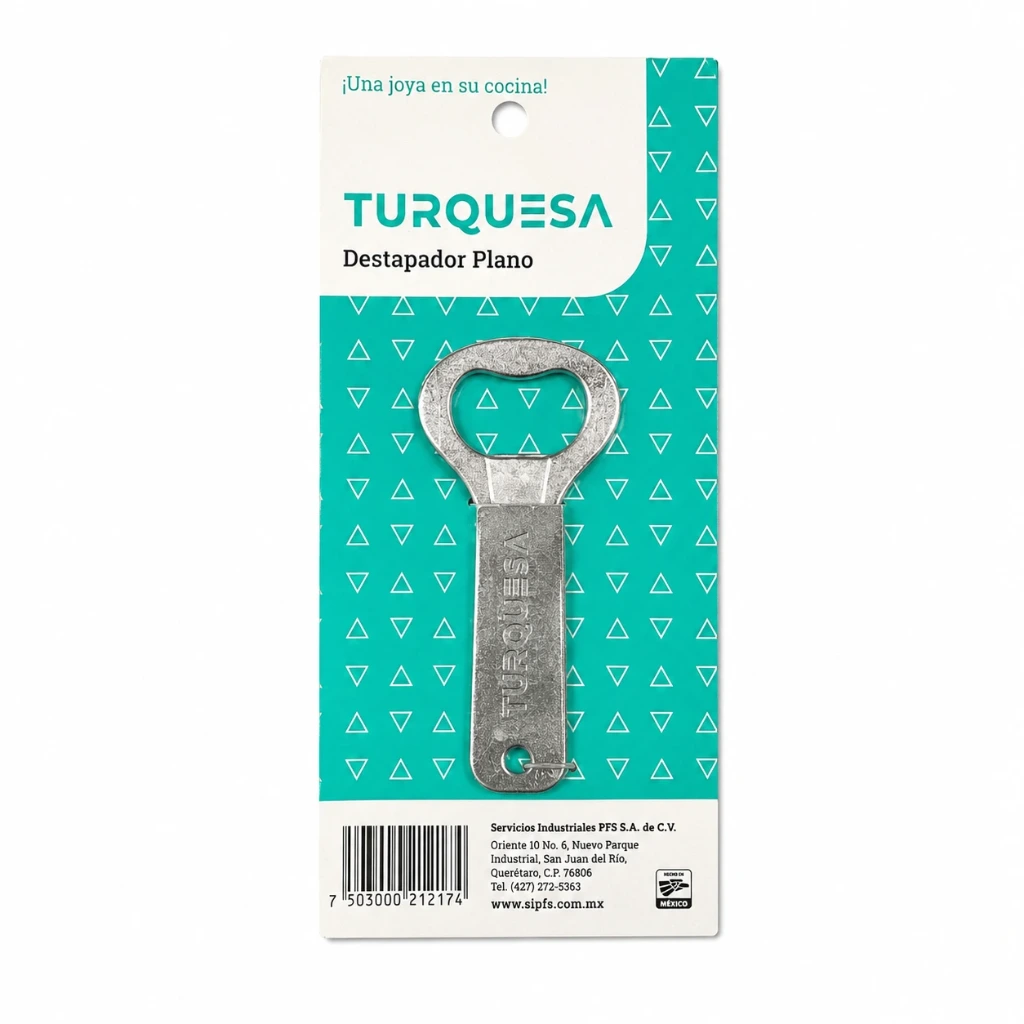 Destapador plano | Turquesa
