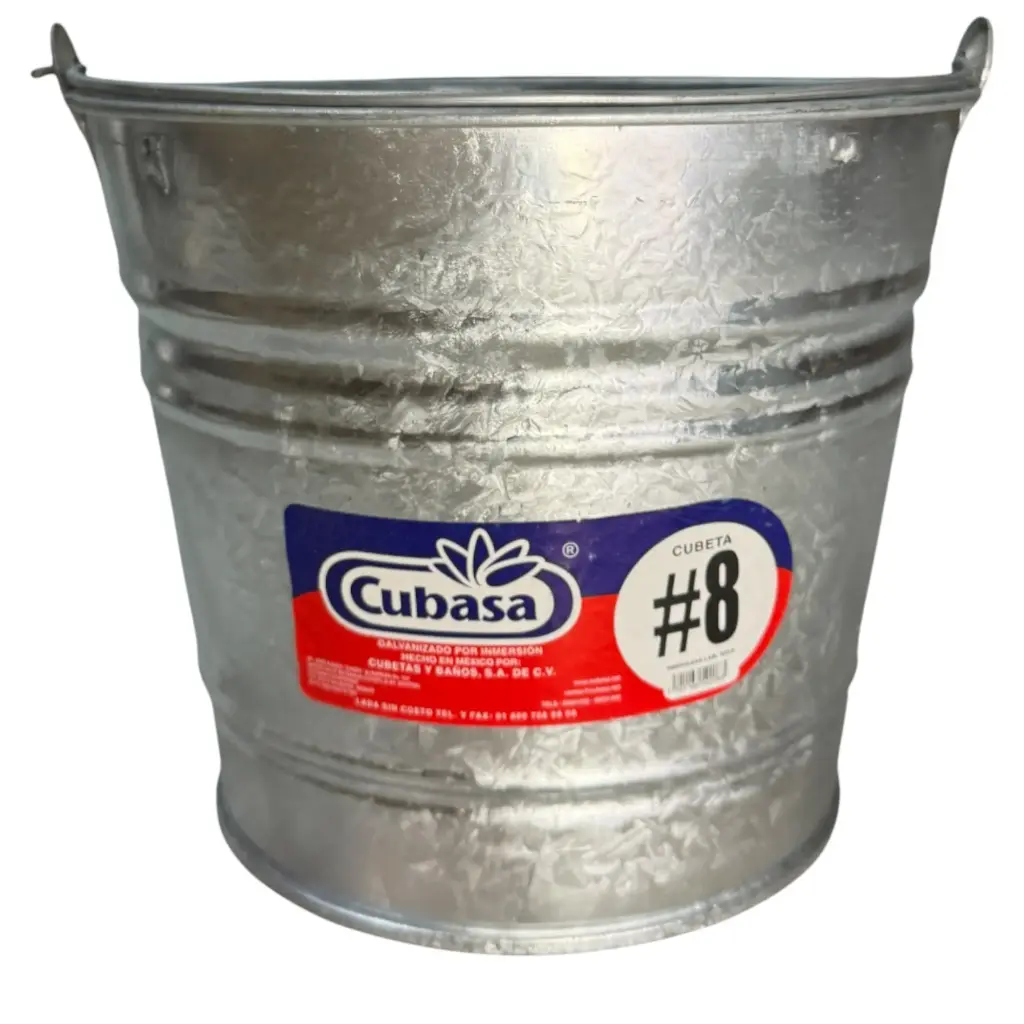 Balde lámina No.8 galvanizado | Cubasa