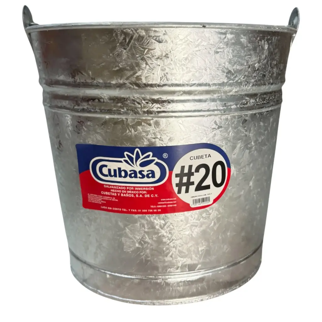 Balde lámina No.20 galvanizado | Cubasa
