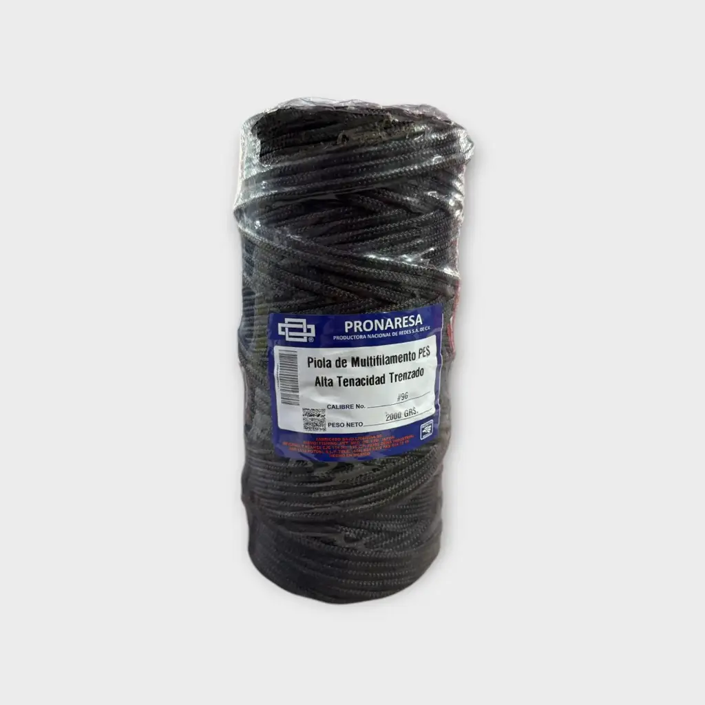 Rollo de piola negra #96 2 kg | multifilamento