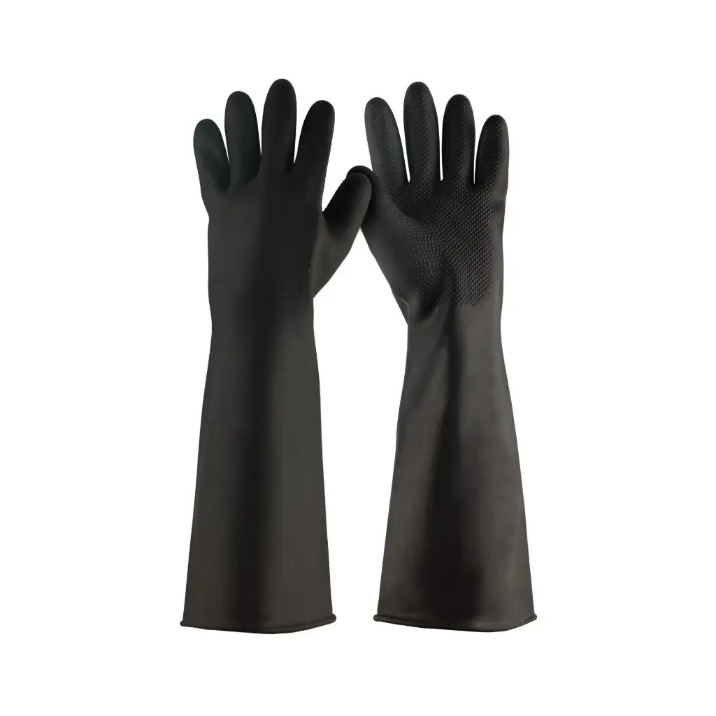 [14269] Guantes Grande de látex puño extralargo | Truper