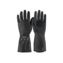 Guantes medianos de látex puño largo para trabajo de pintura | Truper