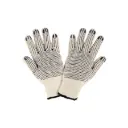 Guantes de algodón con puntos PVC en palma y dorso | Pretul
