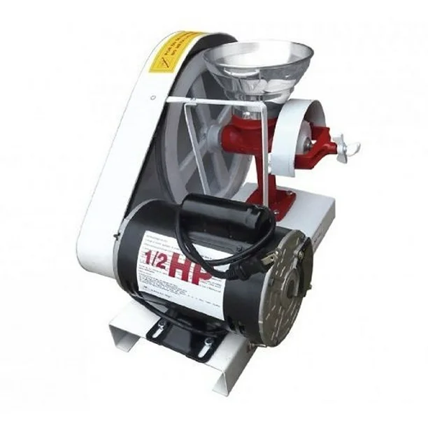 Molino electrico para grano con motor 1/2 HP nixtamal | Del Rey