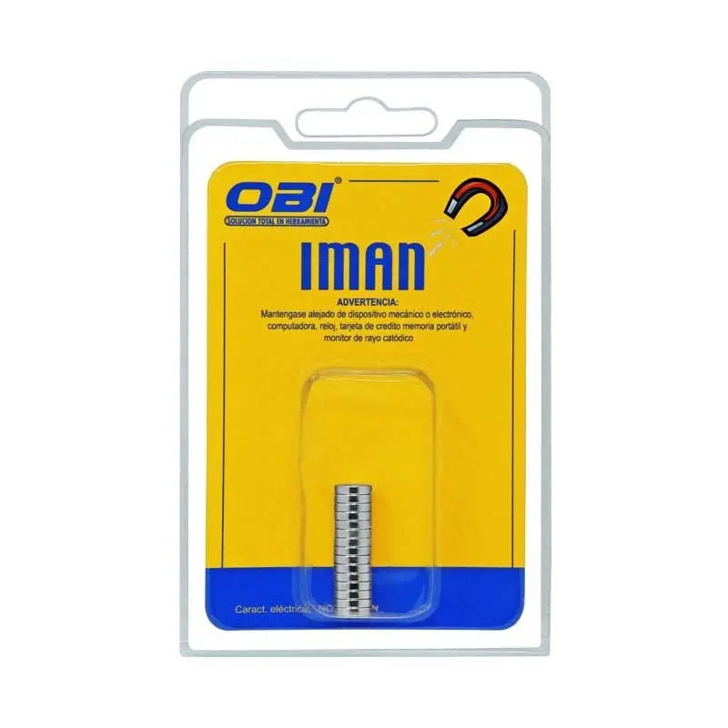 Imán neodimio 8×1.8mm redondo 15pzas|OBI