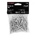 Bolsa de remache 3/16" x 1/8" de aluminio ala 3/8" con 50 pzas | Fiero