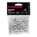 Bolsa de remache 5/32" x 3/8" de aluminio ala 5/16" con 50 pzas | Fiero