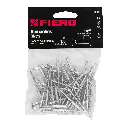Bolsa de remache 1/8" x 1/2" de aluminio ala 1/4" con 50 pzas | Fiero