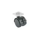 Rodaja tipo yoyo 40mm con freno | Rueda | Fiero
